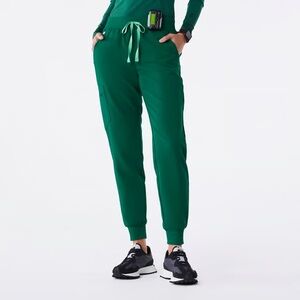FIGS hunter green jogger
